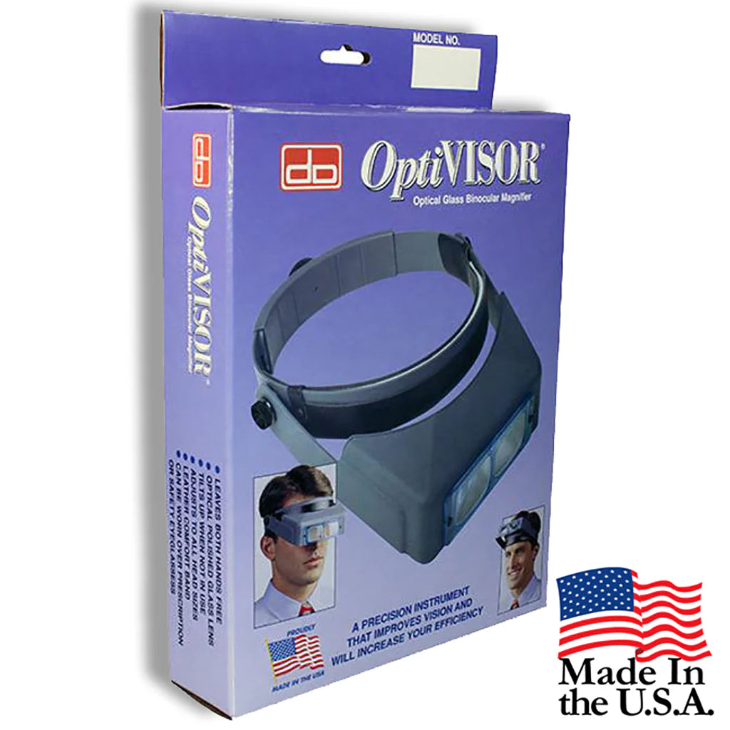 Donegan OptiVISOR DA-5 2.5 X Magnification at 8" - Pepe Tools